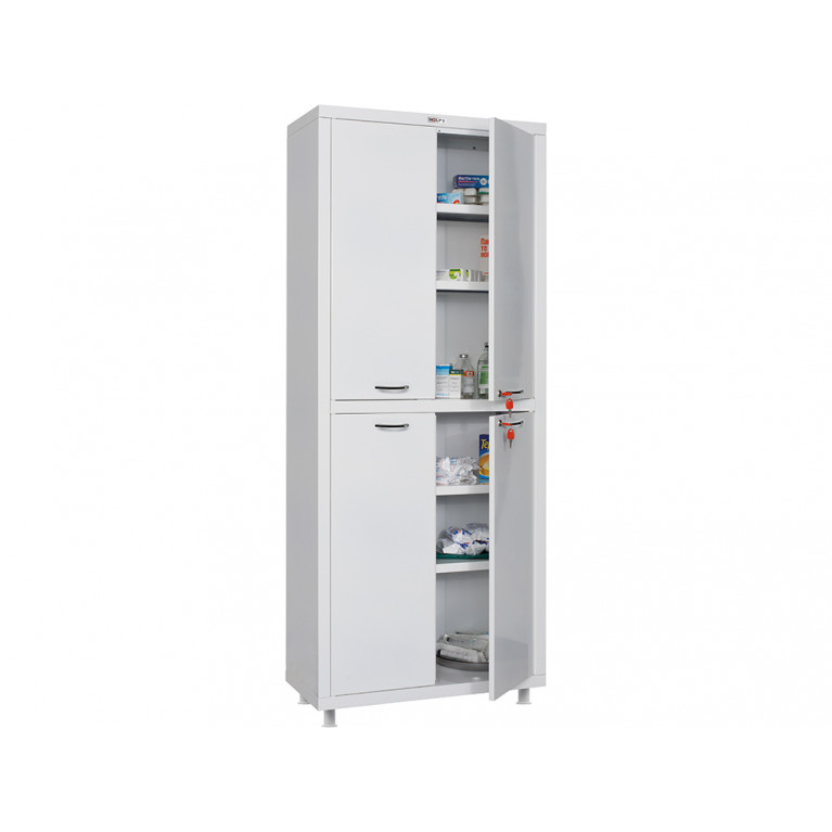 Медицинский шкаф HILFE двухстворчатый МД 2 1670/SS